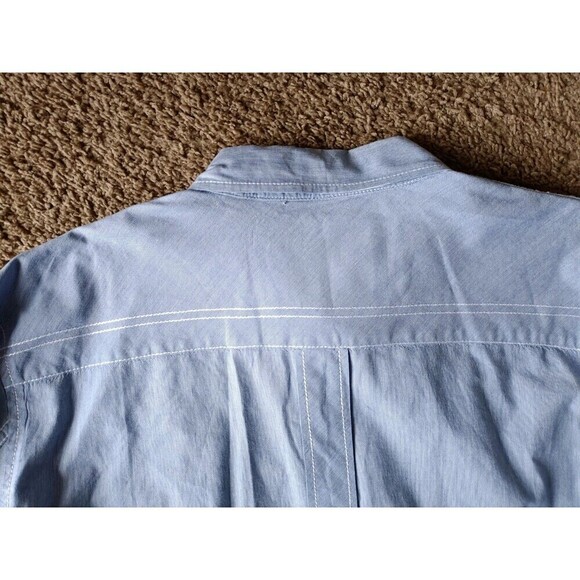 BKE Button Up Shirt Men's Size XL Western White Long Sleeve - Picture 4 of 7